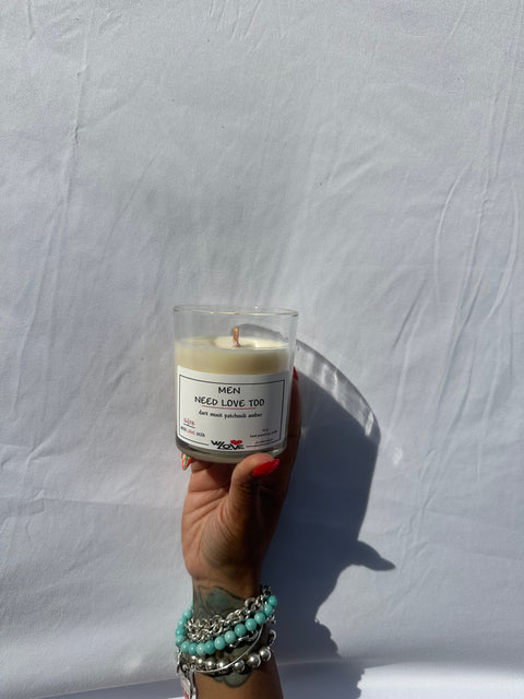 Men Need Love Too Candle